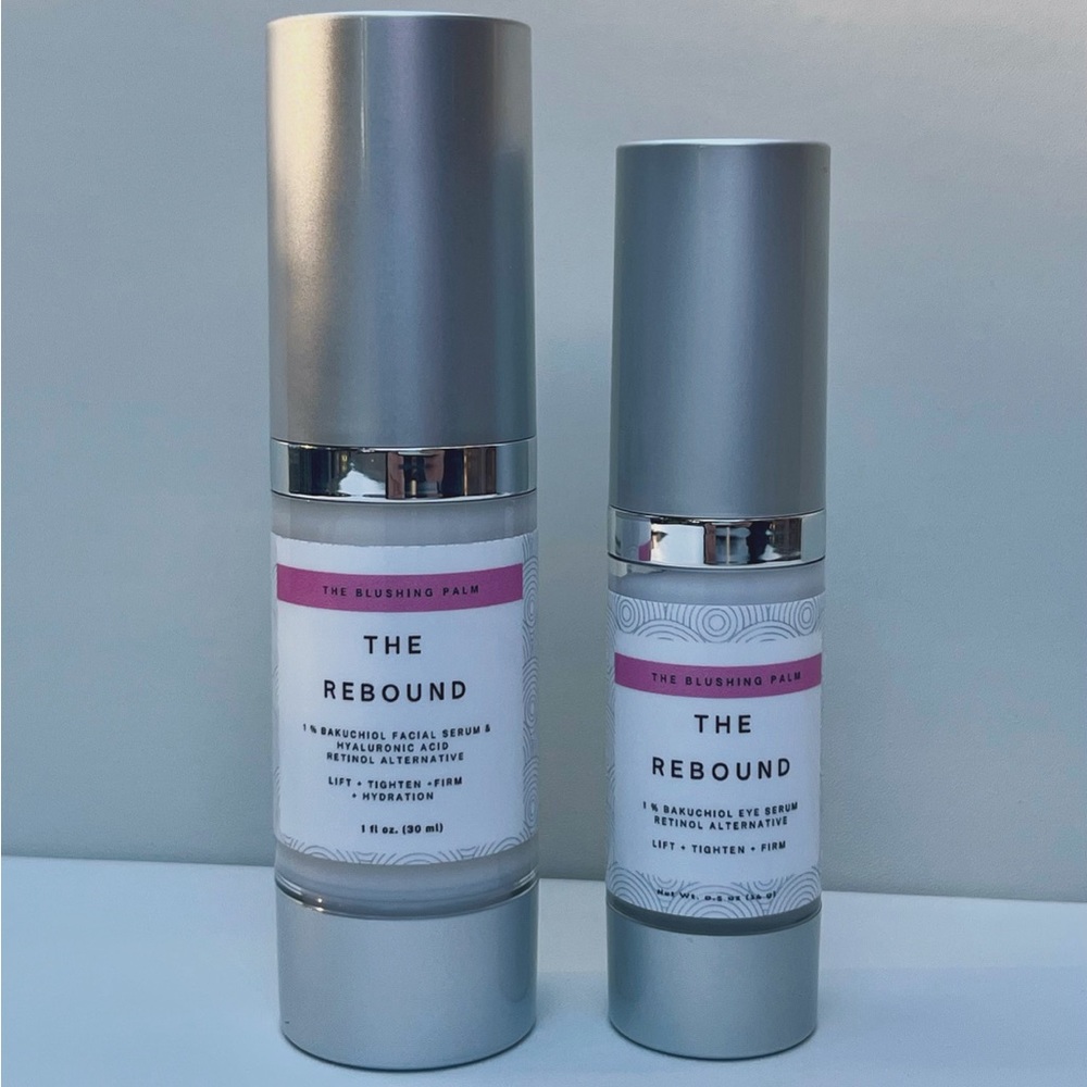 Facial serum & eye cream combo